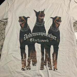 Black Work Oversized Graphic Tee